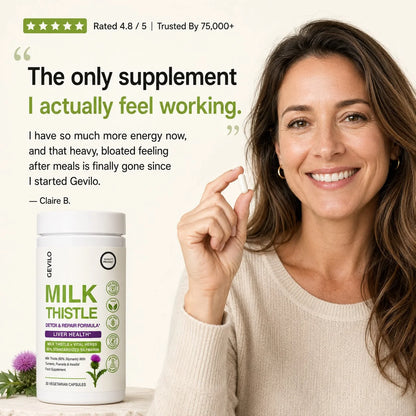 Gevilo® Milk Thistle Liver & Digestive Relief